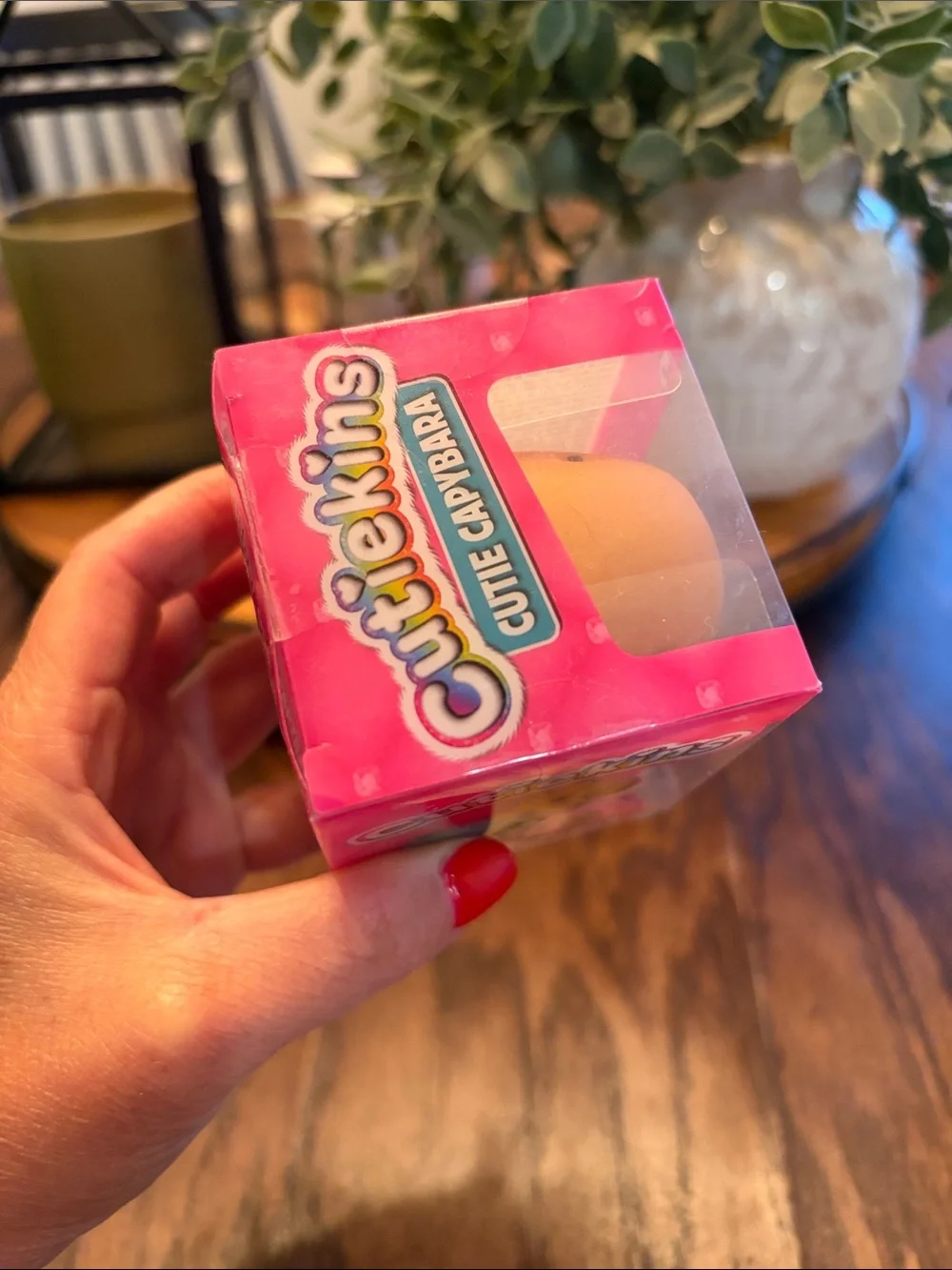 Capybara Cutiekins collectible squishy toy in original packaging